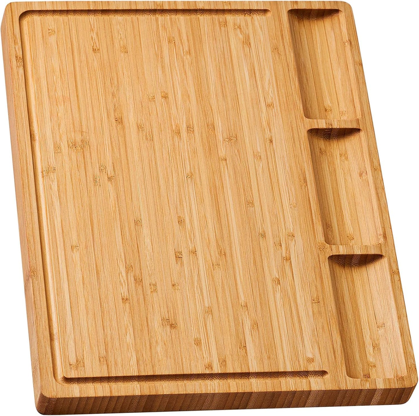 Large Engraved Bamboo Wood Charcuterie Board