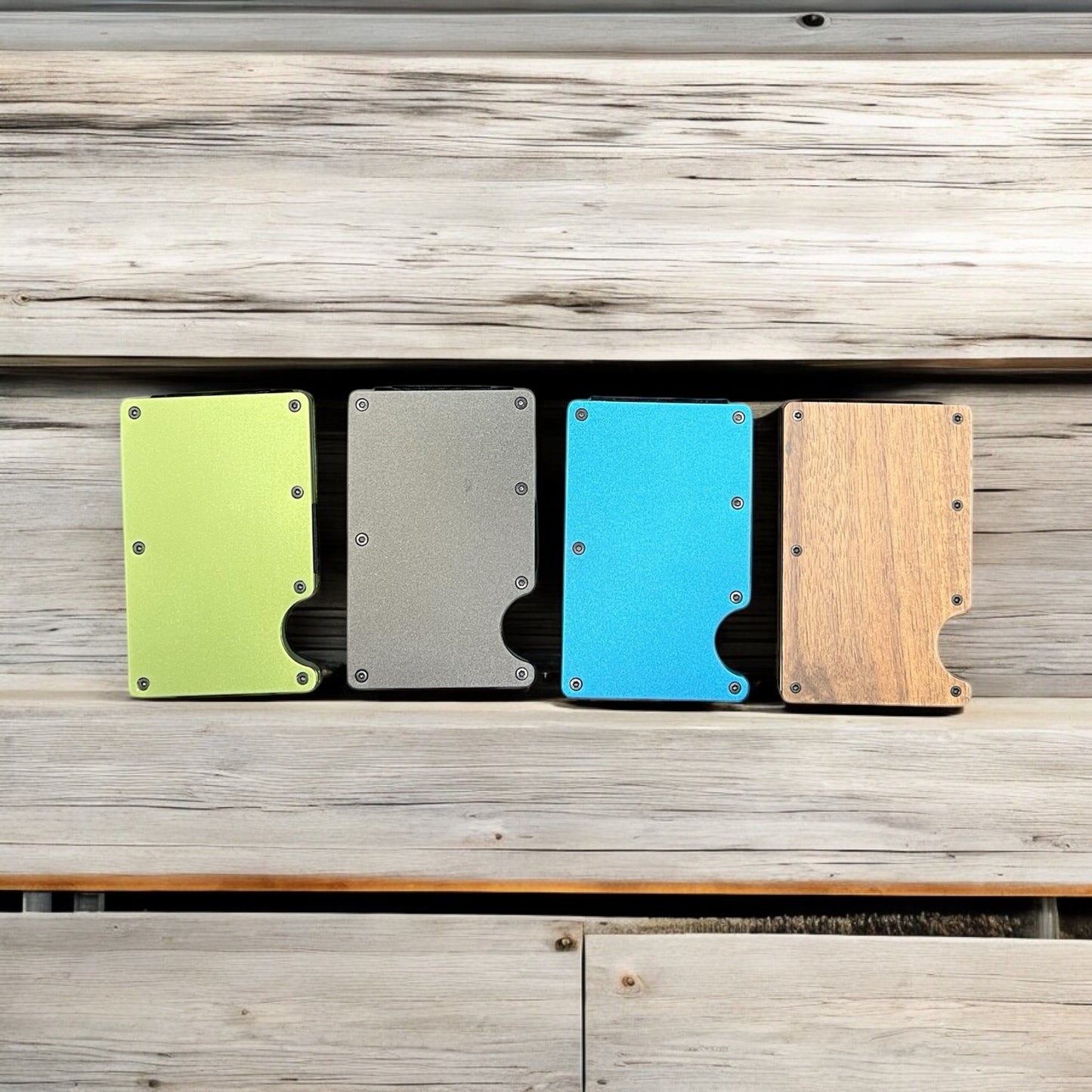 Customized Cross American Flag Minimalist Wallet