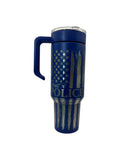 40oz Police American tumbler Wrap
