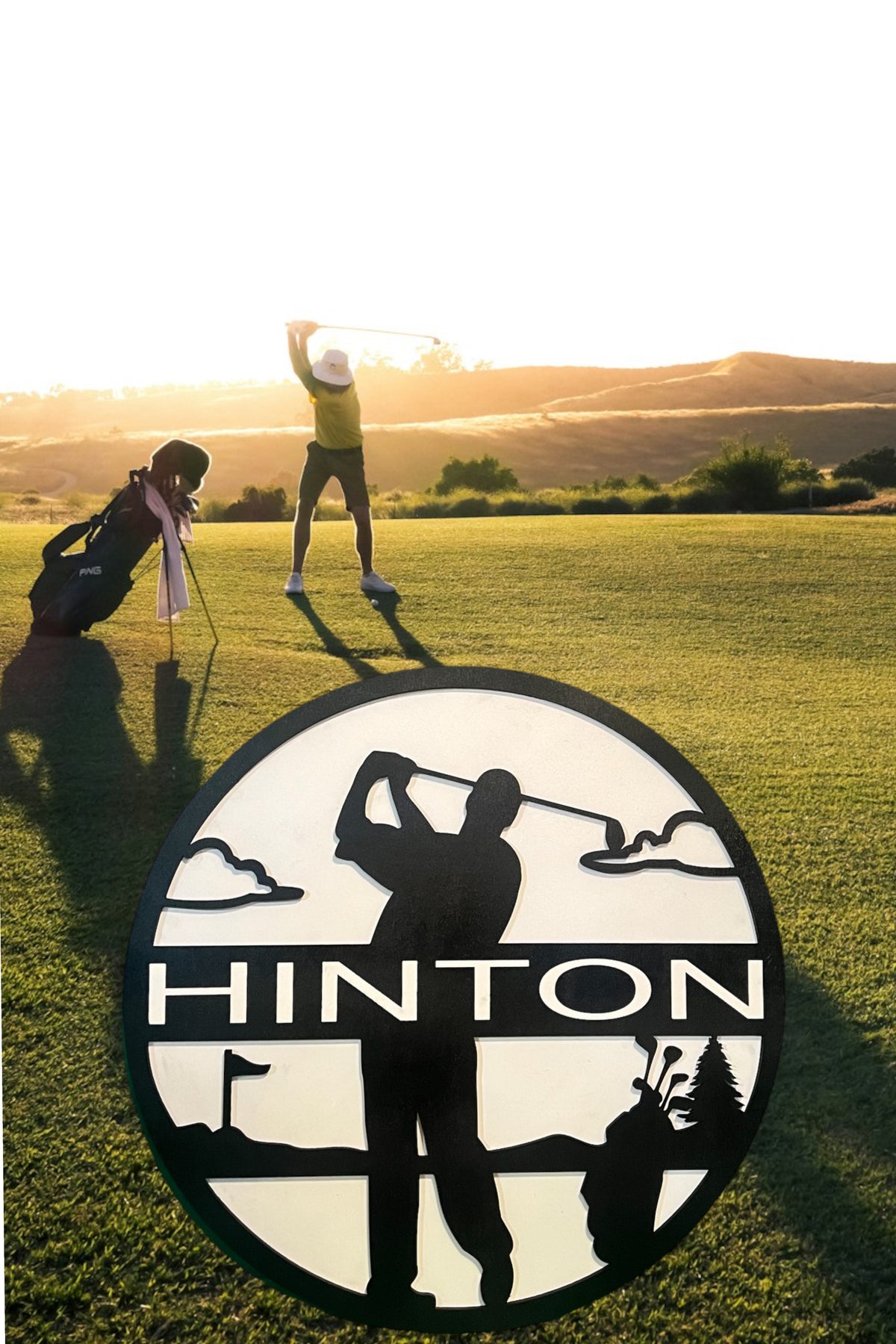 Personalized Golfer Wall Decor