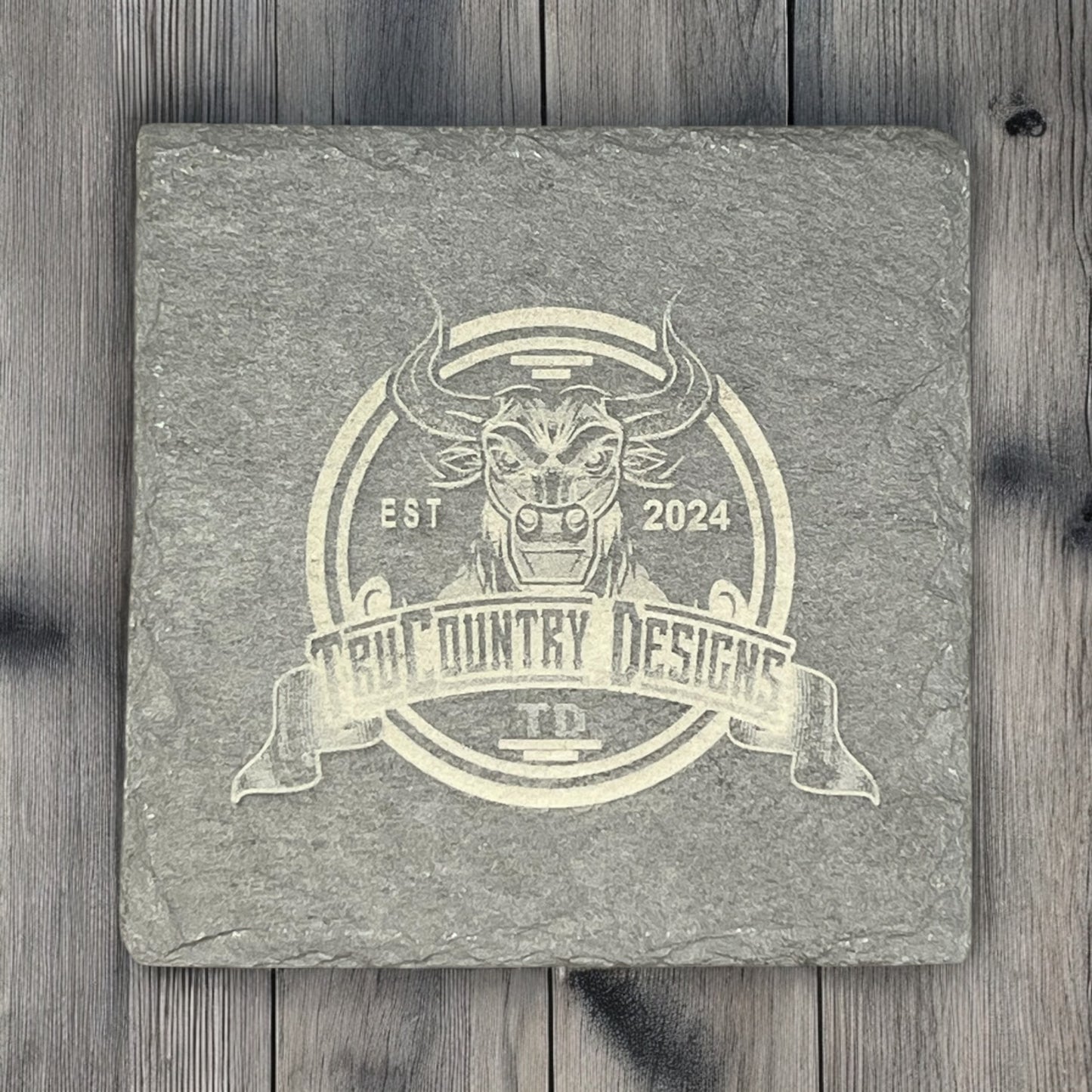 Engraved Slate Coaster