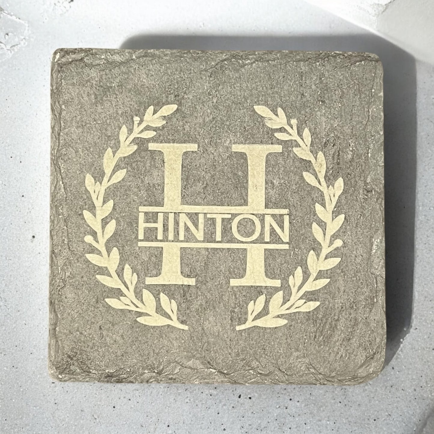 Engraved Slate Coaster