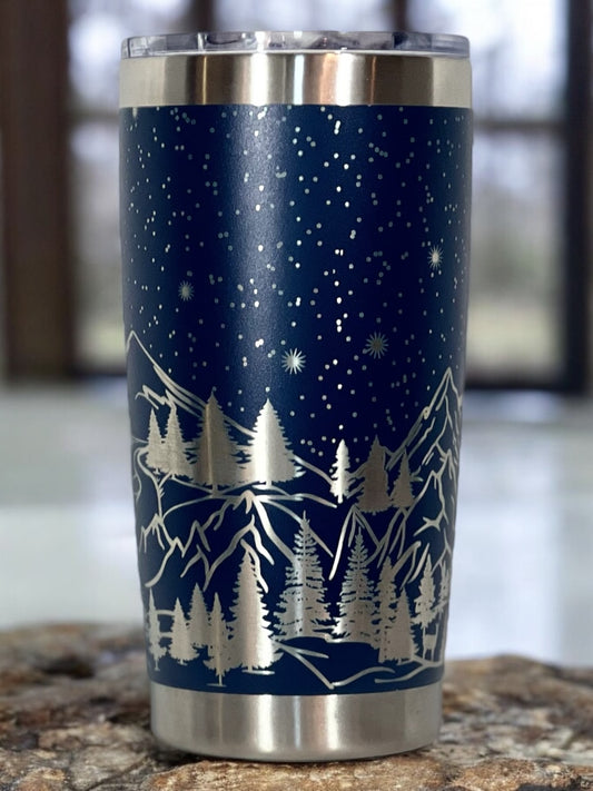 20oz Midnight Star Tumbler Wrap