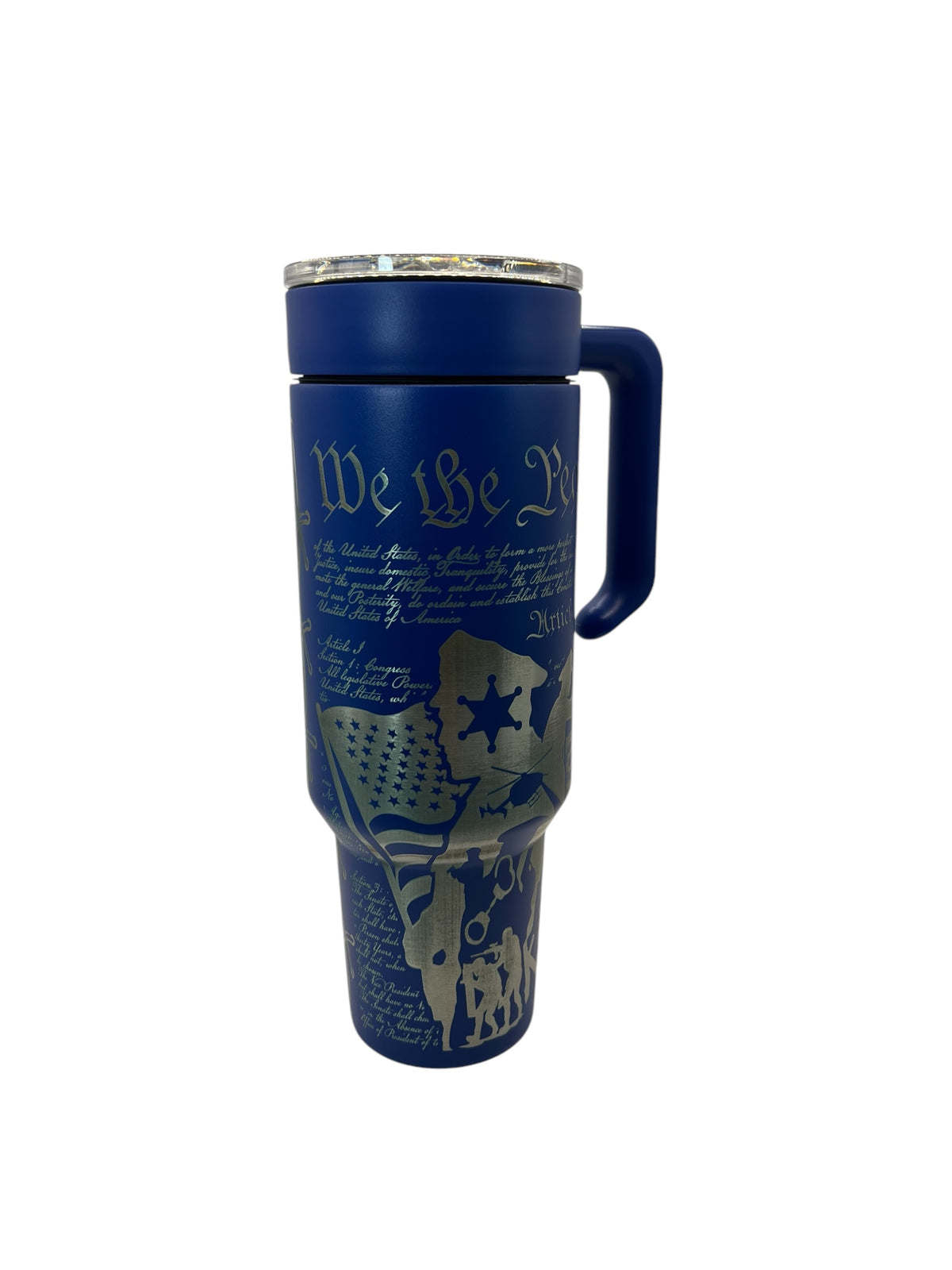 40oz Police American tumbler Wrap