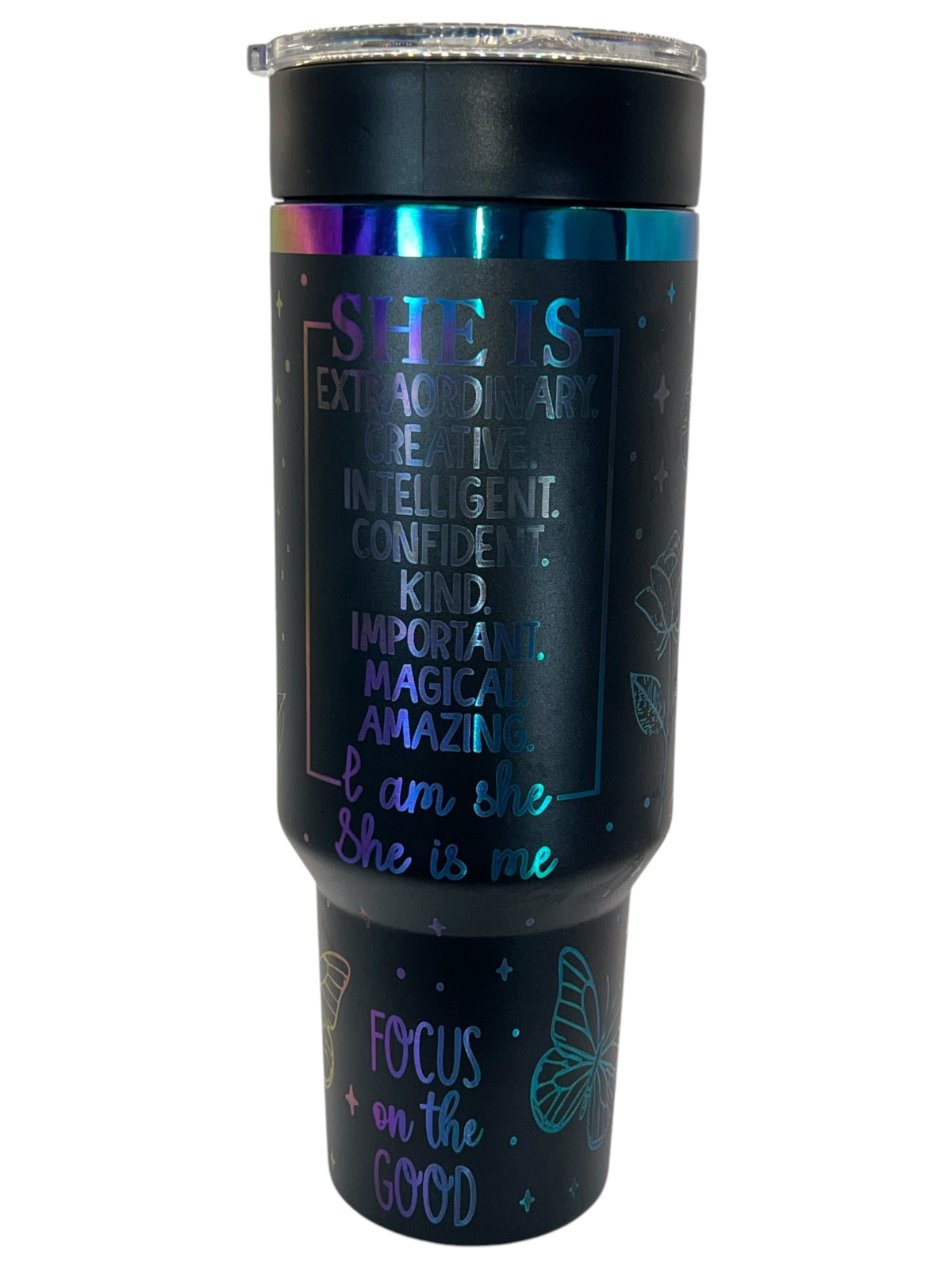40oz Inspirational Rainbow Tumbler