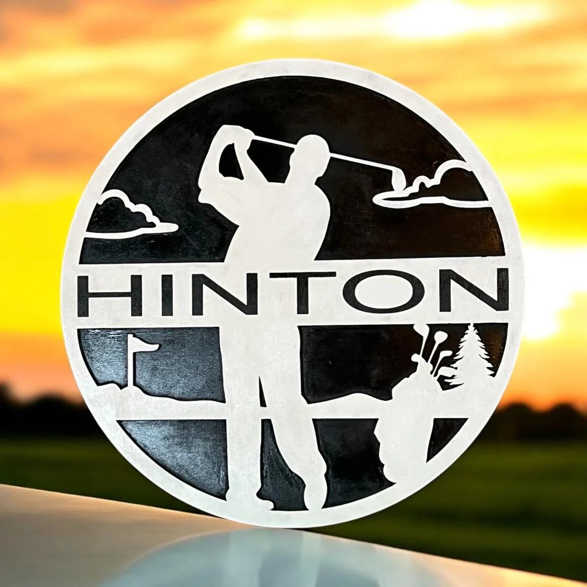 Personalized Golfer Wal Decor